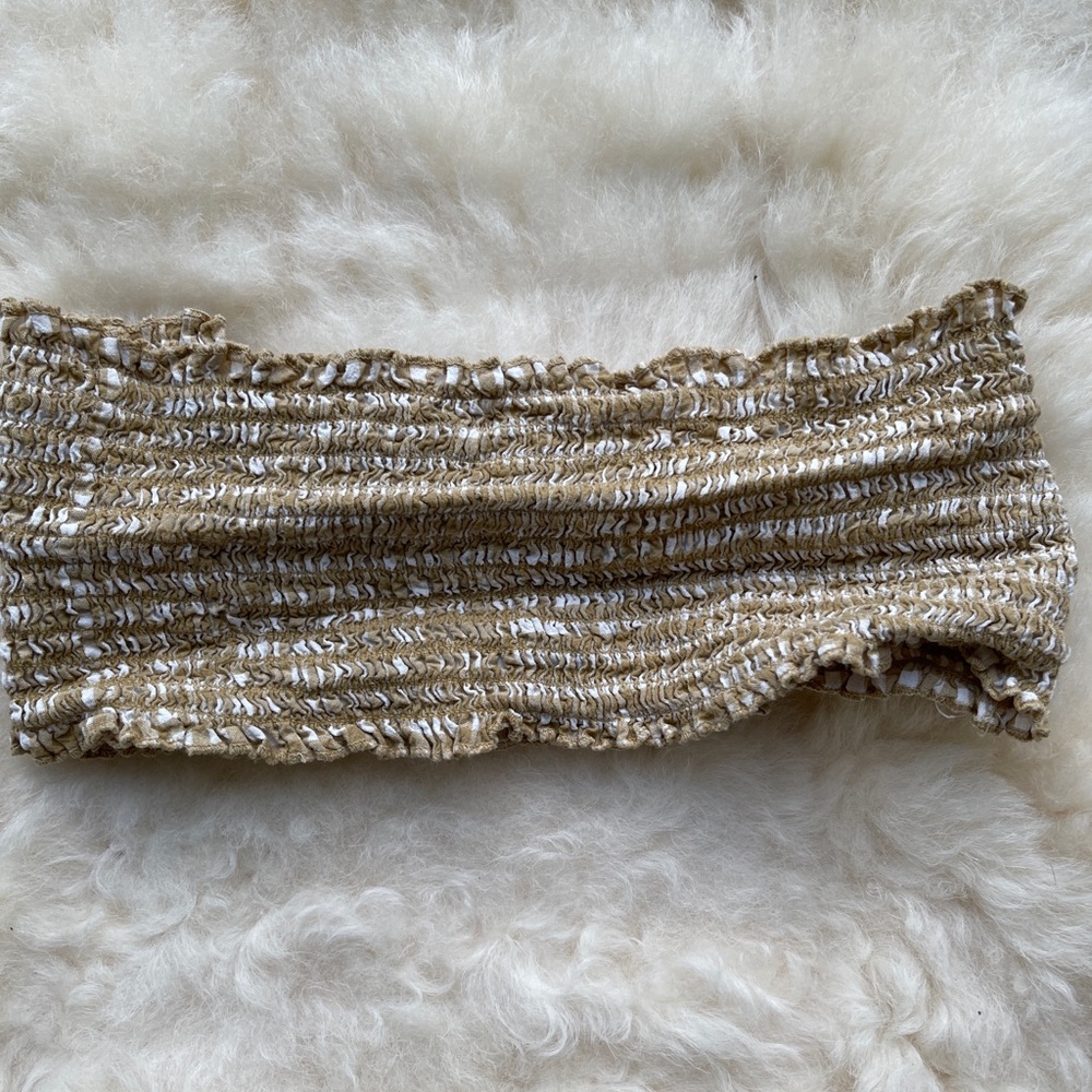 super rare brandy meville crop tube top bralette